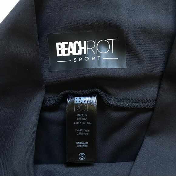 Beach Riot Celestial Leggings Womens Small Black High Rise Moon Stars Sparkle - Picture 4 of 9